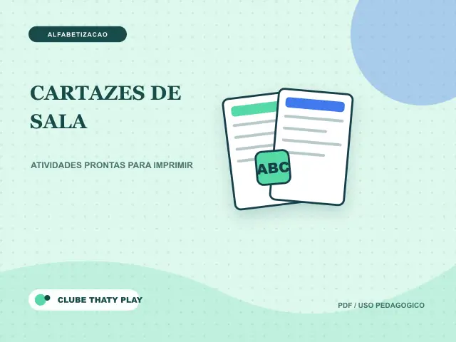 Capa do recurso Cartazes de sala
