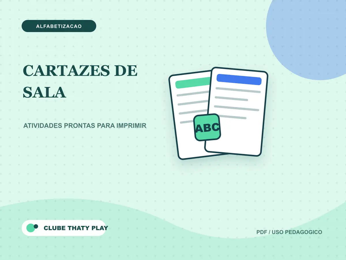 Capa do recurso Cartazes de sala