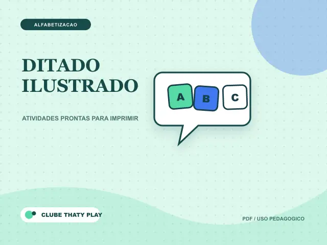 Capa do recurso Ditado ilustrado