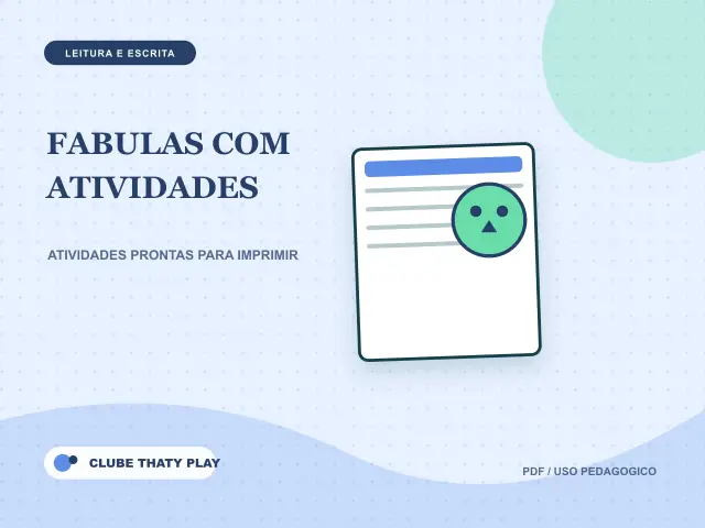 Capa do recurso Fabulas com atividades
