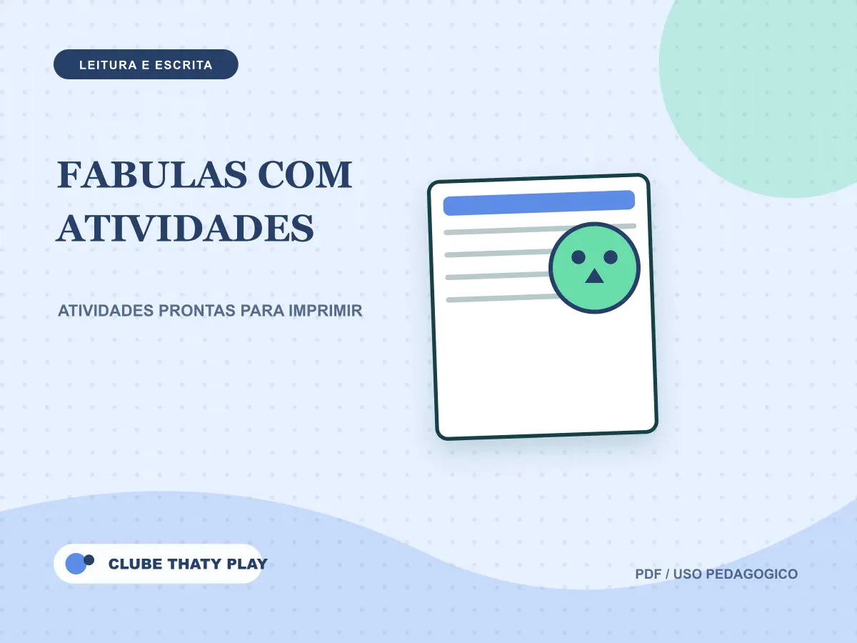 Capa do recurso Fabulas com atividades