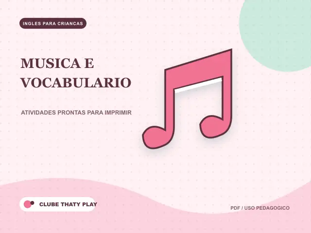 Capa do recurso Musica e vocabulario