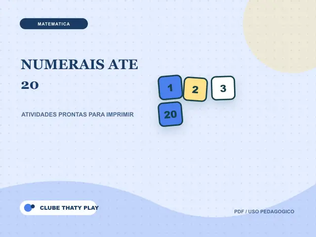 Capa do recurso Numerais ate 20