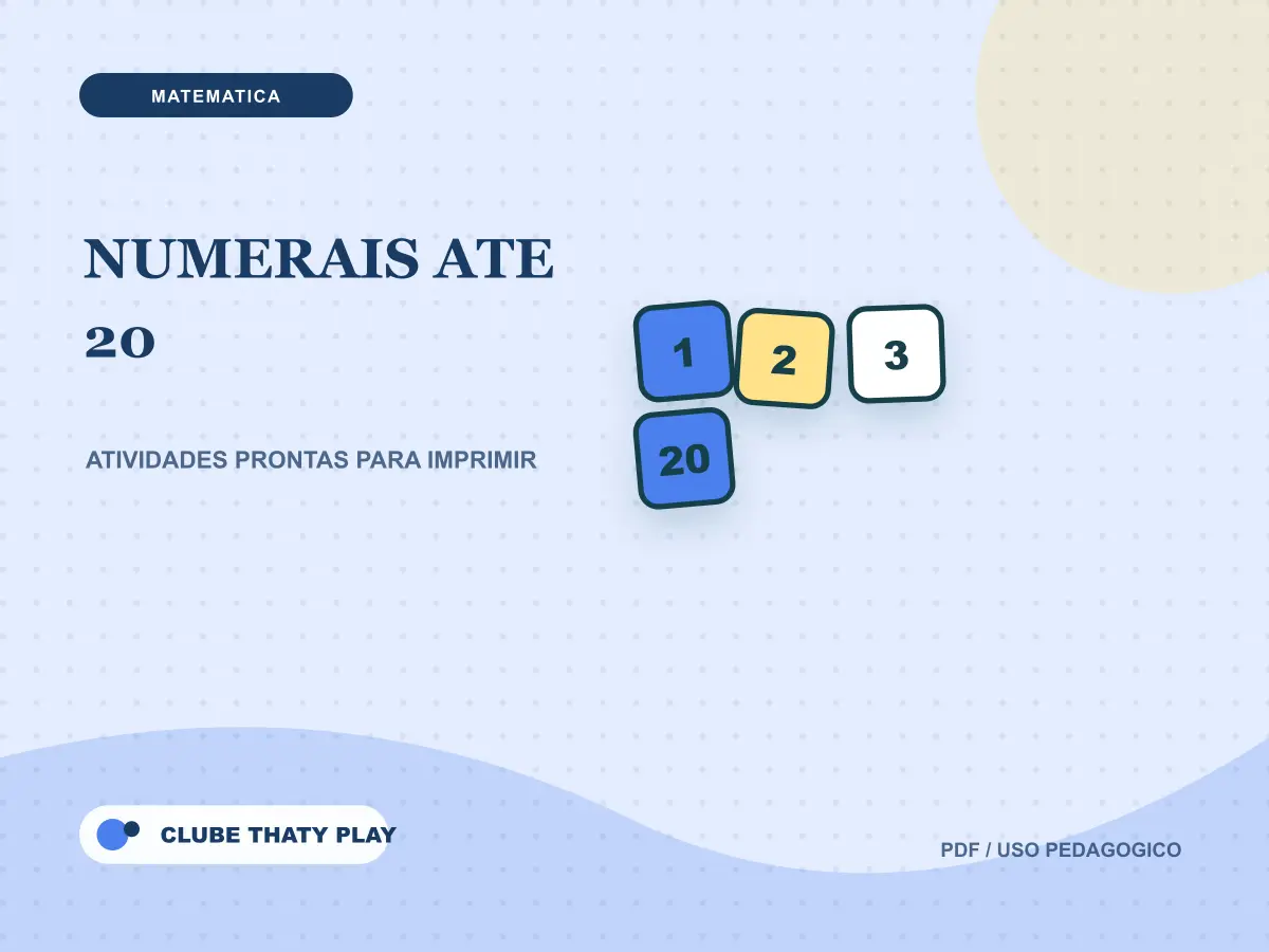 Capa do recurso Numerais ate 20