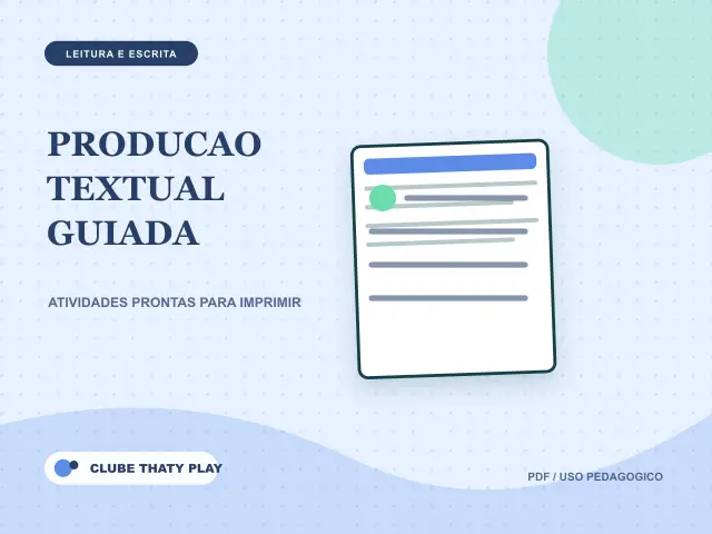 Capa do recurso Producao textual guiada