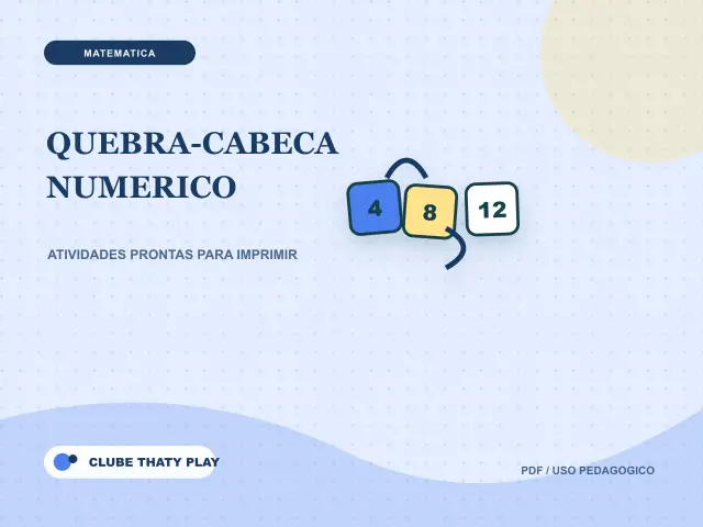 Capa do recurso Quebra-cabeca numerico