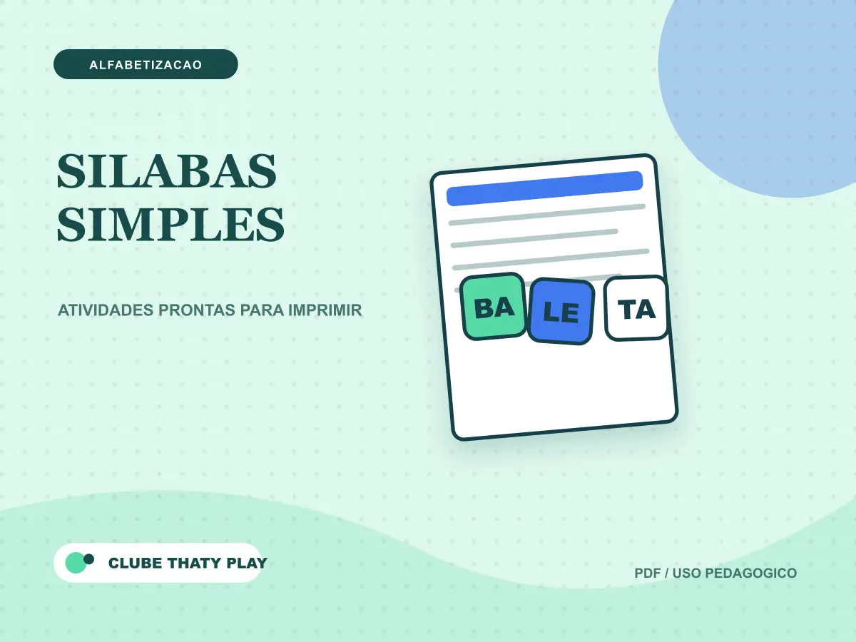 Capa do recurso Silabas simples