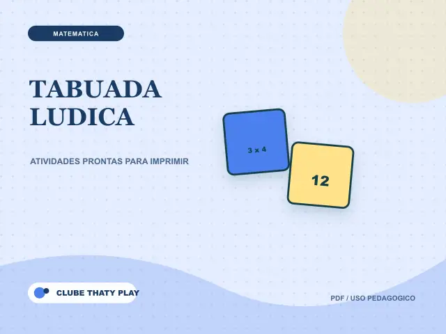 Capa do recurso Tabuada ludica